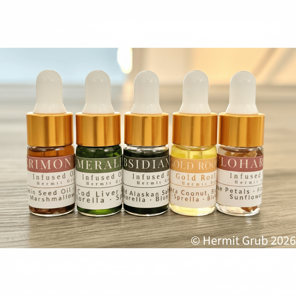 Nectar & Shore Infused Oils (5 Mini Jars)