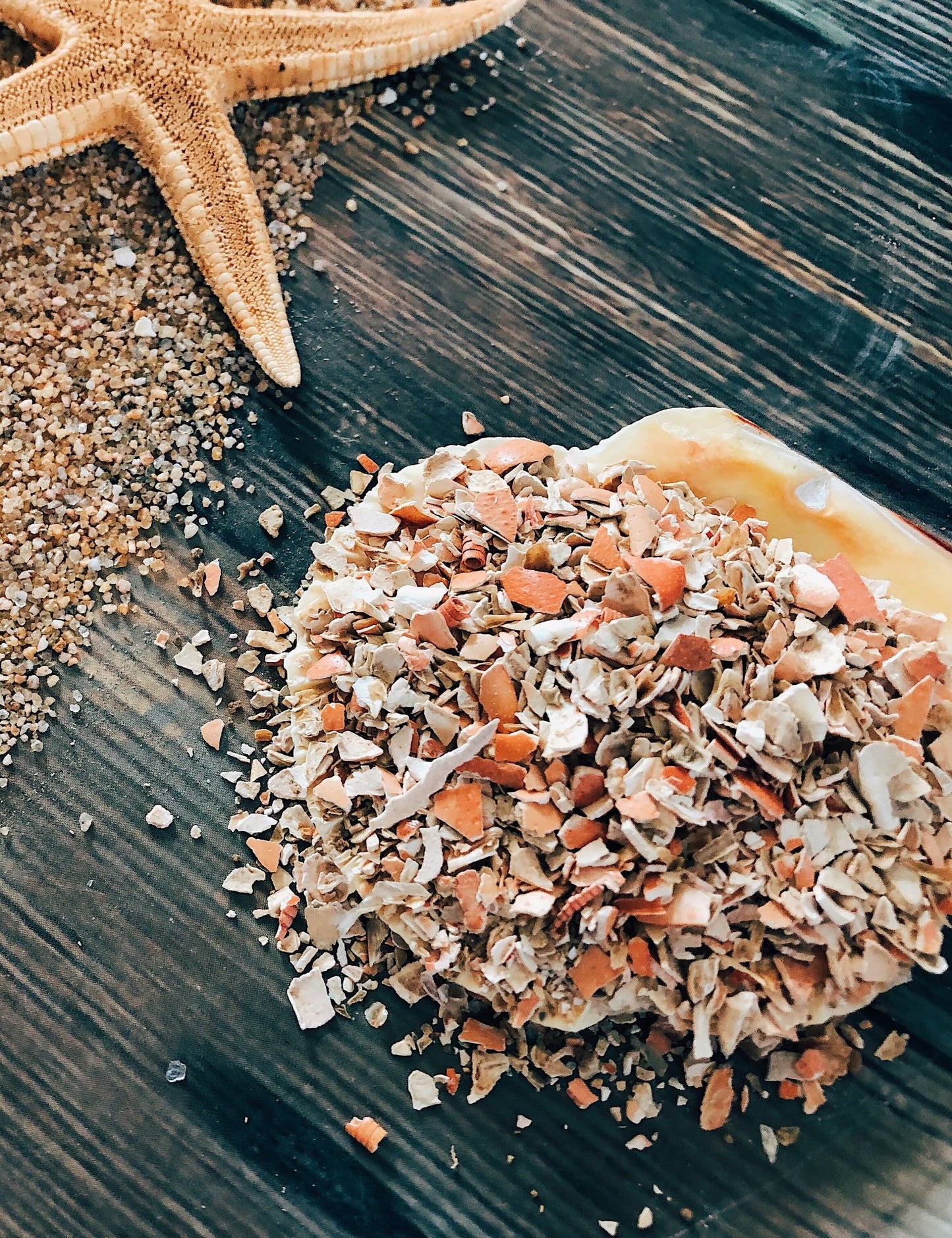 Crushed Crab and Lobster Shell